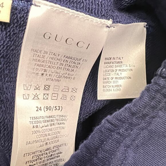 Gucci Baby Jogger Pants Cotton Size 24 Months - Picture 7 of 9